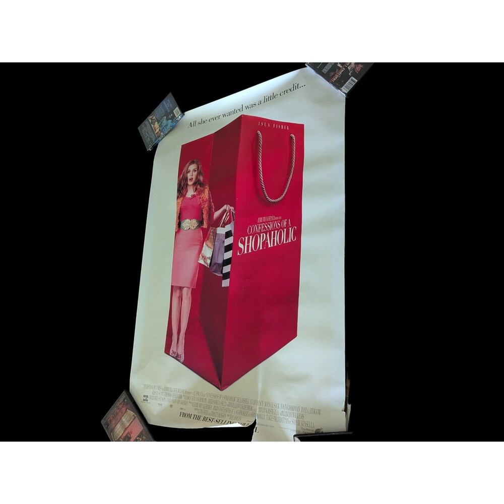 Confessions of A Shopaholic Movie Poster 27x40 D/S 2009 Y2K Isla Fisher Disney